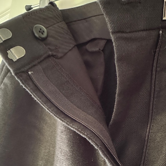 J. Crew Women's Tailored Black Linen Pants - Picture 3 of 6